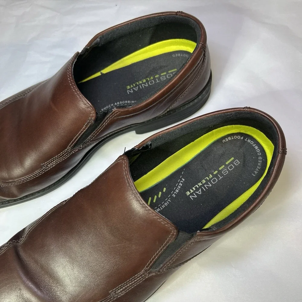 Bostonian Men's Bolton Free Oxford Flexlite Comfort Slip On Brown‎ 10.5 Hommes